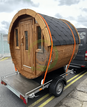 Outdoor Barel Sauna Room Steam Sauna Rooms with Harvia Heater