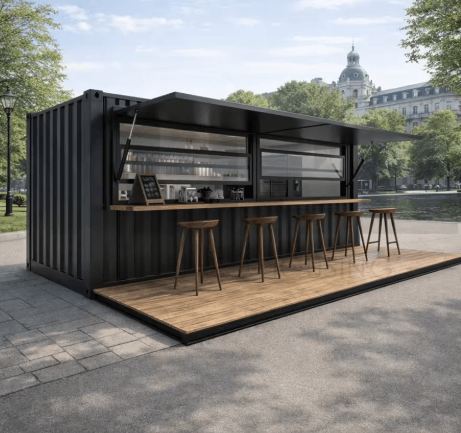 Customizable Prefab Container Cafe & Modular Bar