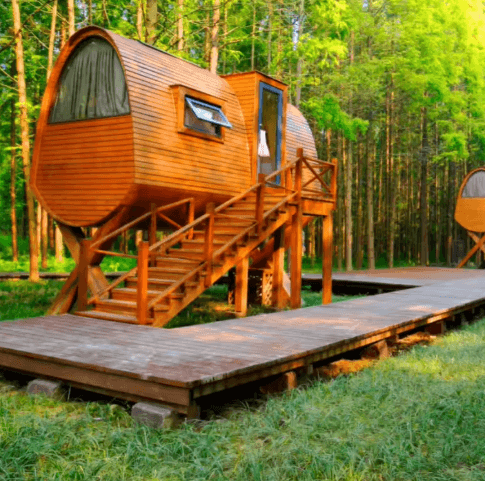Prefabricated Treehouse for Outdoor Parks