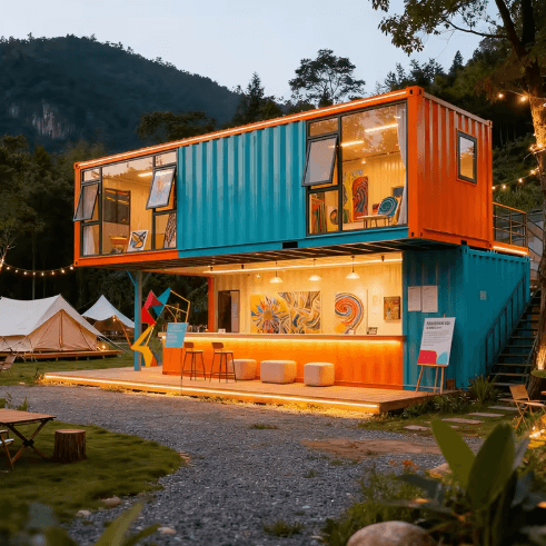 Prefab Modular Retail Store & Shopping Mall